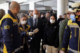 French Foreign Minister Jean-Noël Barrot and German Foreign Minister Annalena Baerbock visited Sednaya prison, which was notorious for instances of torture and murder under the Assad regime.