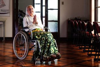 Sister Inah Canabarro in Porto Alegre, Brazil, on February 16, 2024.