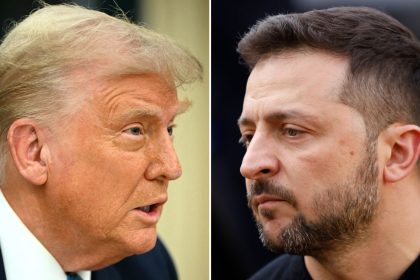 US President Donald Trump and Ukrainian President Volodymyr Zelensky.