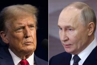 US President Donald Trump and Russian President Vladimir Putin.