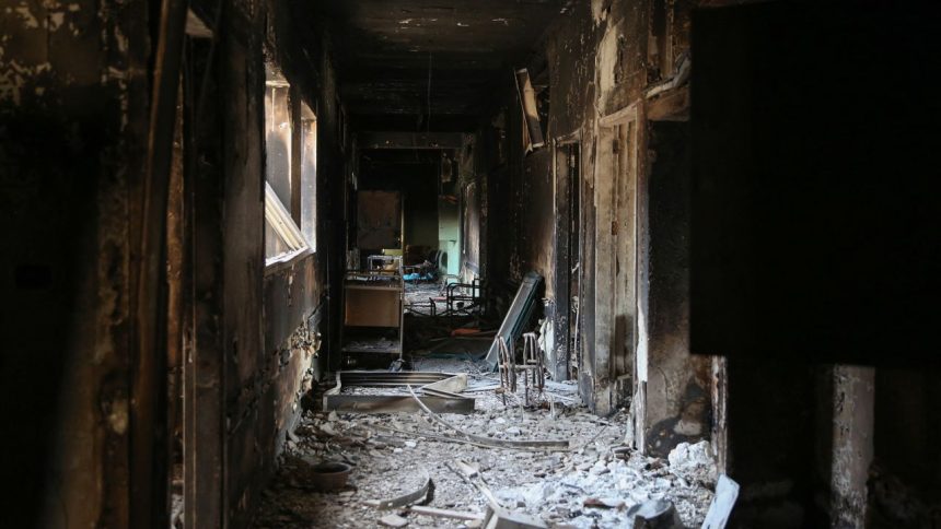 TOPSHOT - A picture shows the destruction in the dialysis unit at Gaza's devastated Al-Shifa hospital on April 3, 2024, two days after the Israeli military withdrew from the hospital complex amid the ongoing conflict between Israel and the Palestinian Hamas militant group. (Photo by AFP) (Photo by -/AFP via Getty Images)