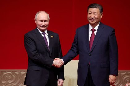 Russian President Vladimir Putin and Chinese leader Xi Jinping met in Beijing last May.