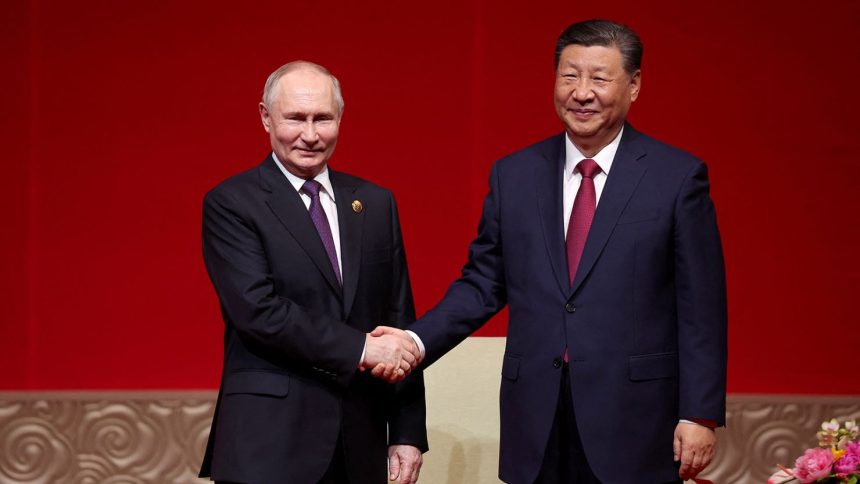 Russian President Vladimir Putin and Chinese leader Xi Jinping met in Beijing last May.