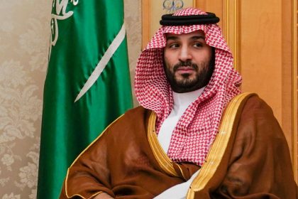 Saudi Arabia's Crown Prince Mohammed bin Salman looks on during a meeting in Riyadh on October 23, 2024.