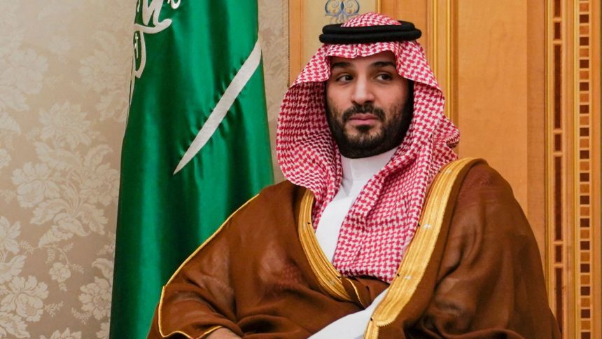 Saudi Arabia's Crown Prince Mohammed bin Salman looks on during a meeting in Riyadh on October 23, 2024.