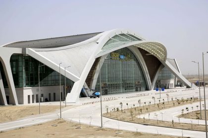 This photo taken on September 13, 2024 shows a terminal at the New Gwadar International Airport in Gwadar, Balochistan, Pakistan.