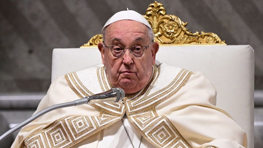 Pope Francis, shown at St Peter's basilica in the Vatican, on February 1, will remain in a Rome hospital with a polymicrobial infection. The 88-year-old pontiff has a medical history of lung-related issues.