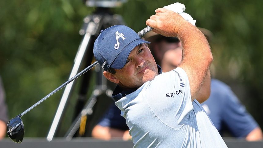 Patrick Reed hit a hole-in-one on the 12th hole at The Grange Golf Club on day one of the LIV Golf tournament in Adelaide, Australia.