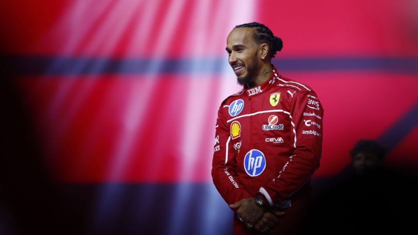 Lewis Hamilton is ready to embark on his first season in the red of Ferrari