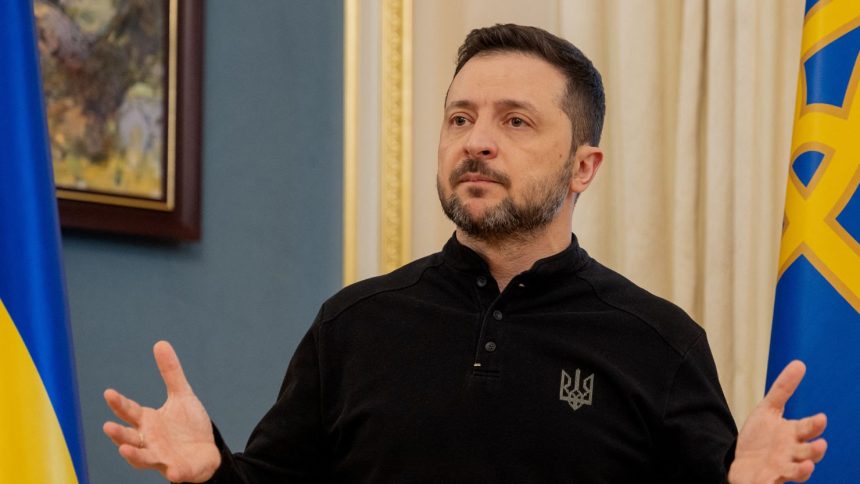 Zelensky shares details about the US-Ukraine natural resources deal in Kyiv on Wednesday.