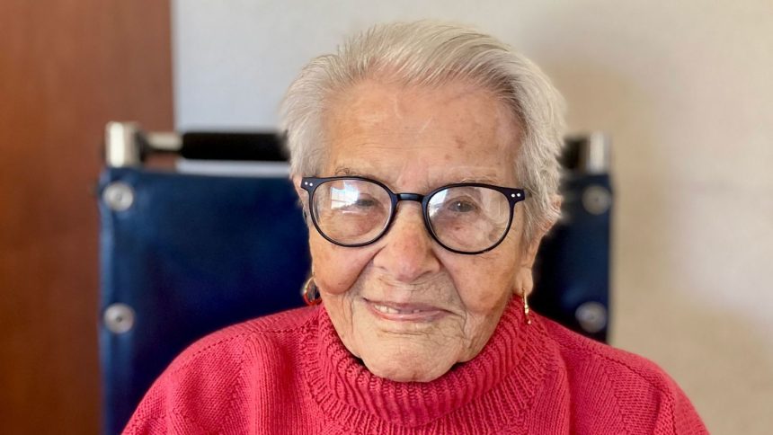 Rose Girone, two years ago, at age 111.