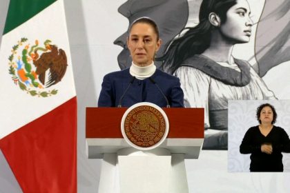 Mexican President Claudia Sheinbaum.