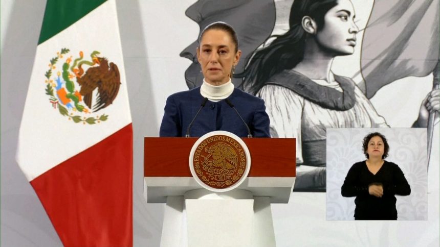 Mexican President Claudia Sheinbaum.