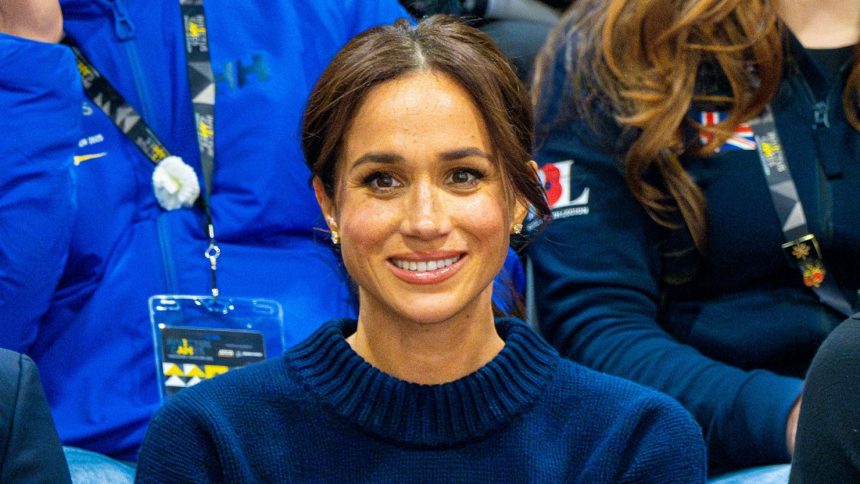 Meghan, Duchess of Sussex pictured in Vancouver, Canada, in January.