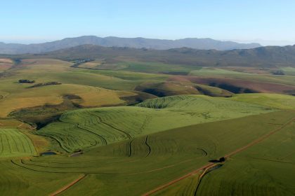 A view of farmland in George, South Africa, in 2005.