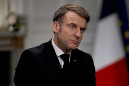 French President Emmanuel Macron speaks with CNN in Paris, on Thursday, February 6, 2025.