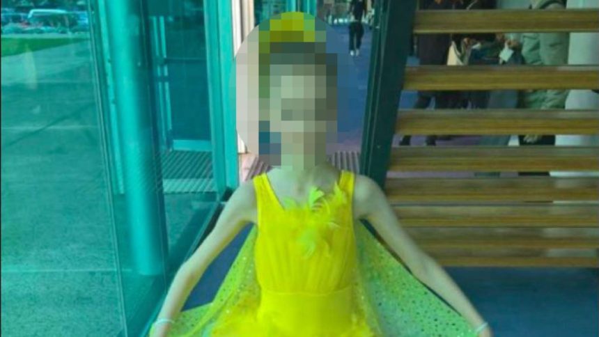 Images tendered to the court showed the girl in colorful ballet costumes. CNN has obscured the girl's face to protect her identity.