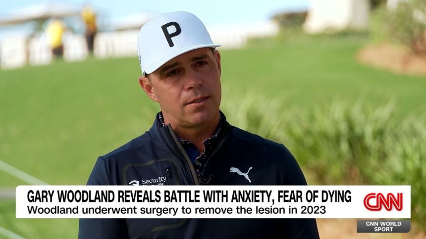 PGA star Gary Woodland won the US Open in 2019, but a few years removed, he was having these irrational fears, anxiety, and even a fear of dying. His doctors discovered a lesion growing on his brain, causing pressure that was triggering all of these feelings. About 18 months ago, he underwent surgery, and his comeback has been remarkable. He's playing in The Players Championship in Florida, and that's where he caught up with World Sport's Don Riddell.