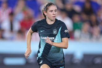 NJ/NY Gotham FC midfielder McKenna Whitham made history in her NWSL appearance on Saturday.