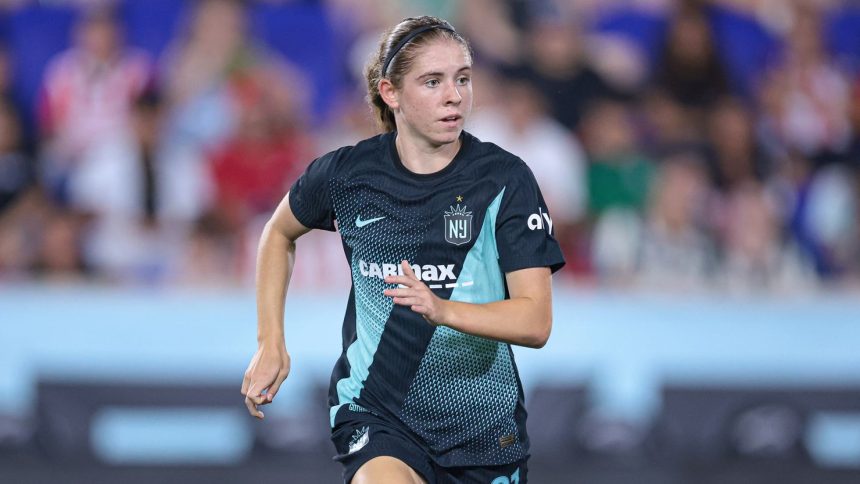 NJ/NY Gotham FC midfielder McKenna Whitham made history in her NWSL appearance on Saturday.