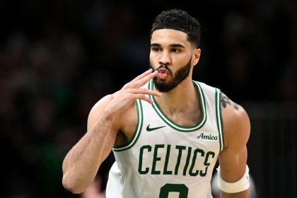 Jayson Tatum finished with 40+ points for the 29th time in his career.