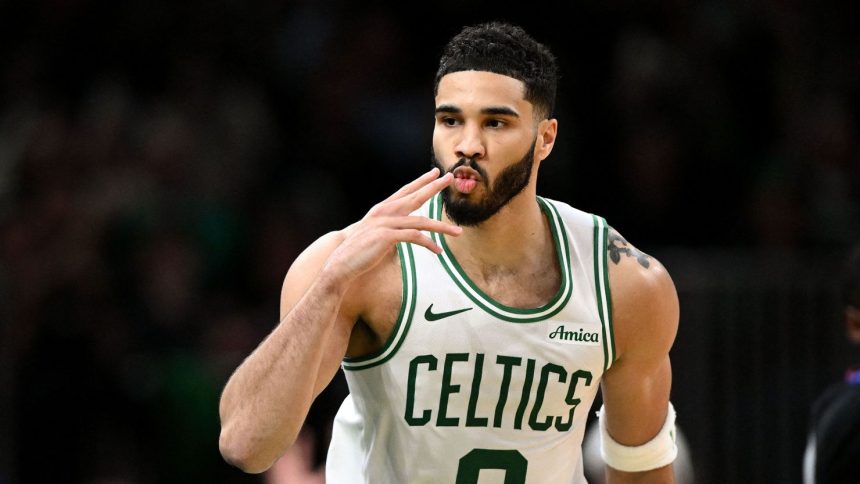 Jayson Tatum finished with 40+ points for the 29th time in his career.