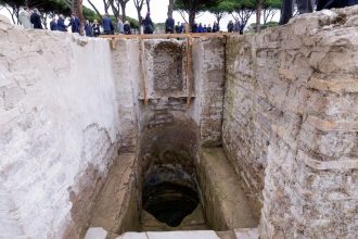 The "extraordinary" Jewish ritual bath was found during archaeological excavations in the ruins of the ancient Roman port city of Ostia, near to Rome.