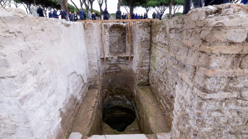 The "extraordinary" Jewish ritual bath was found during archaeological excavations in the ruins of the ancient Roman port city of Ostia, near to Rome.