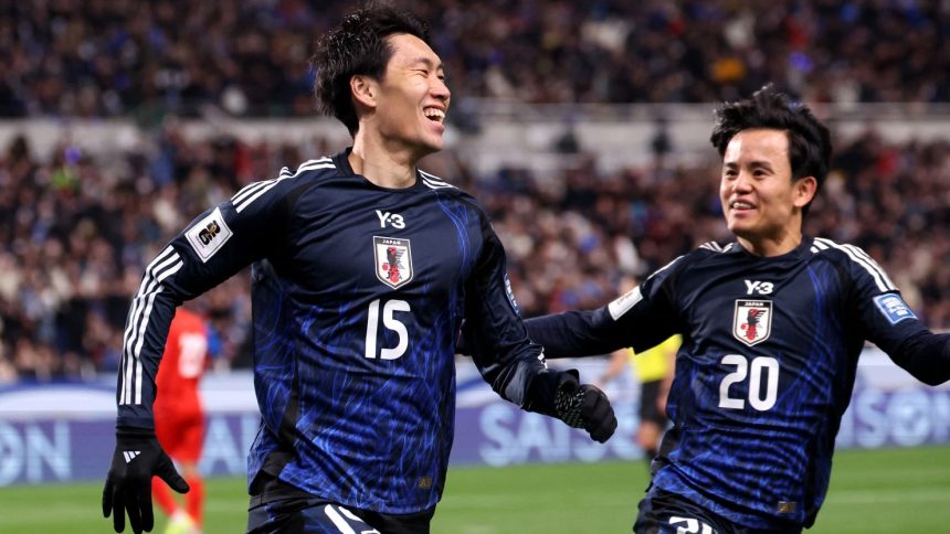 Japan became the first country to qualify for the 2026 men’s World Cup.