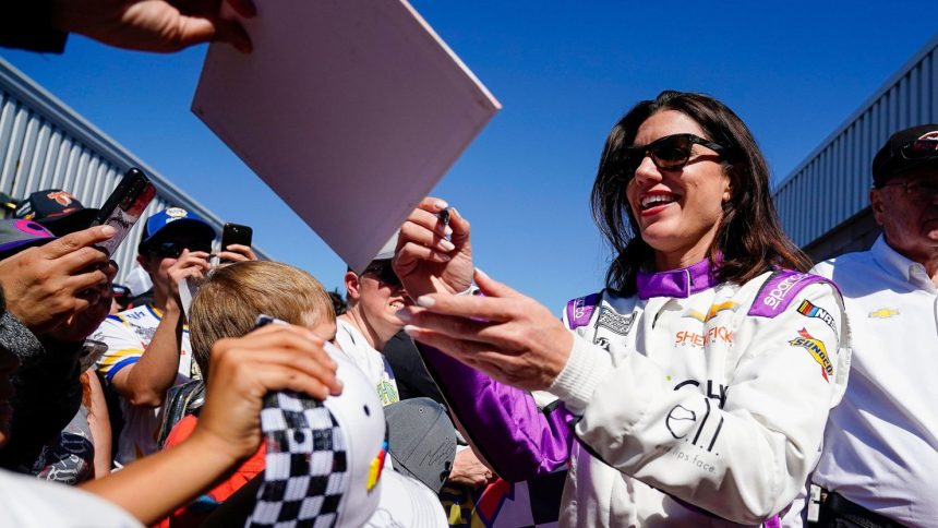 Katherine Legge became the first woman since 2018 to compete in a NASCAR Cup Series race on Sunday.