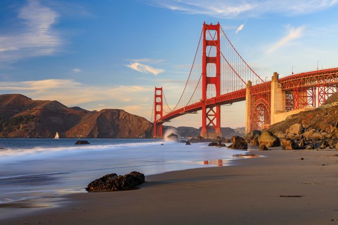 1. Golden Gate National Recreation Area. This expansive site in Northern California was the most visited US National Park Service site in 2024.