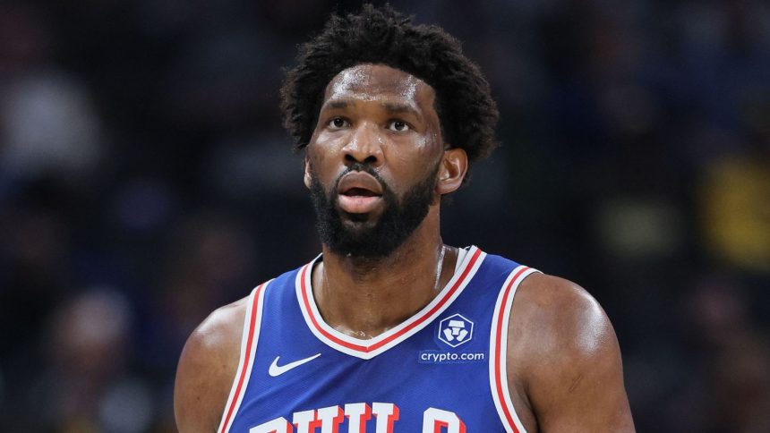 The Philadelphia 76ers announced Friday that 2023 NBA MVP Joel Embiid will miss the remainder of the season with a knee injury.