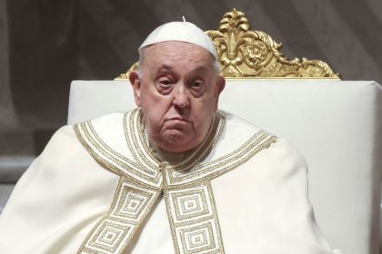 Pope Francis at St. Peter's Basilica on February 1.