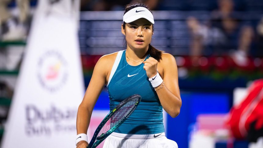 Emma Raducanu is returning to the court after an upsetting period at the Dubai Tennis Championships.