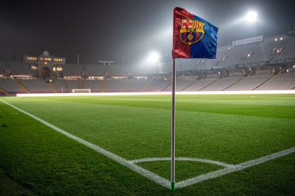 Estadi Olimpic Lluis Companys in Barcelona, Spain, was left empty on Saturday after FC Barcelona's match against CA Osasuna was postponed following the death of Barça's team doctor.