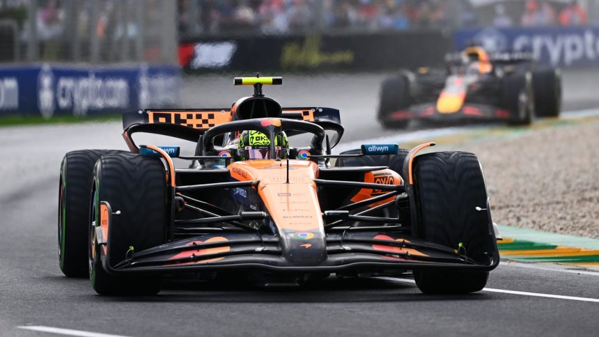 McLaren's Lando Norris won the opening race of the Formula 1 season in Australia.