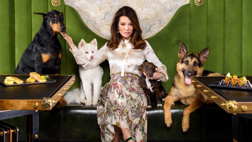 Lisa Vanderpump, pictured at Vanderpump Cocktail Garden in Las Vegas, is partnering with Caesars Entertainment on The Vanderpump Hotel.