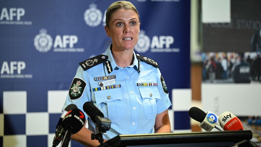 The AFP's Krissy Barrett said the scheme was "concocted by criminals who wanted to cause fear for personal benefit."