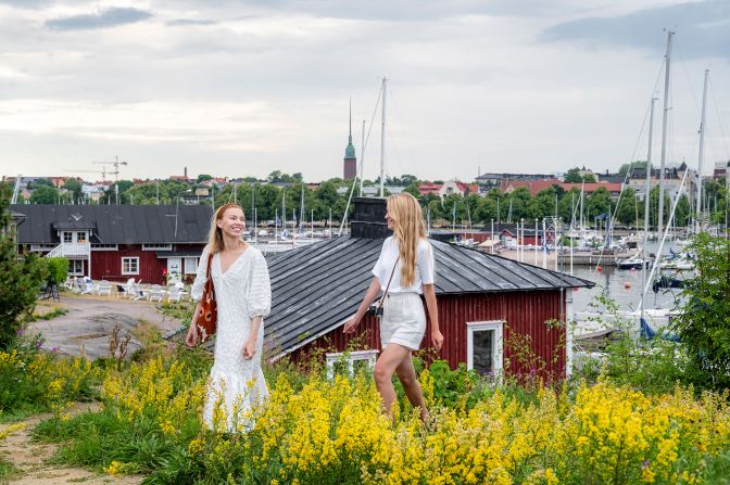 1. Finland is the world's happiest country for the eighth year in a row, according to the 2025 World Happiness Report. Liuskasaari island is pictured.