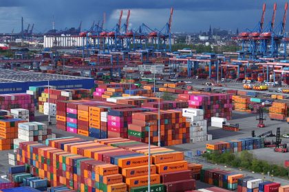 Hamburg Port in Hamburg, Germany, pictured on April 17, 2024.