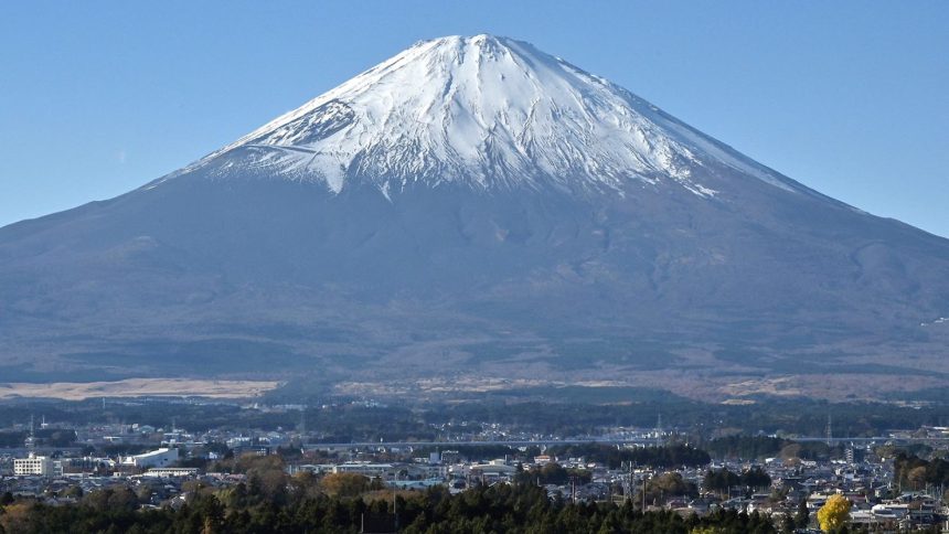 Mount Fuji's official climbing season runs from July to September.