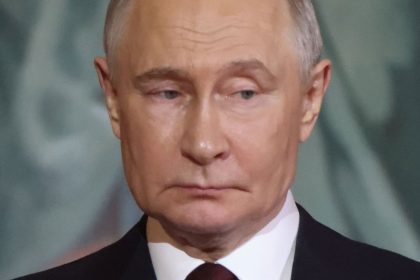 Russian President Vladimir Putin, pictured attending an Orthodox Easter service at the Christ The Saviour Cathedral in Moscow, announced a brief Easter ceasefire on Saturday.