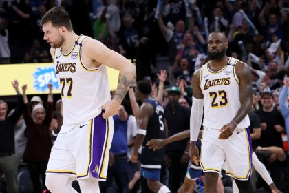 The Los Angeles Lakers are one game from elimination.