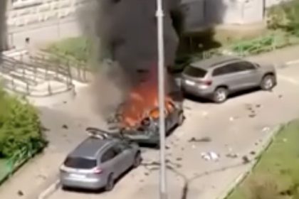 The Russian general was killed when a car exploded on Friday in the city of Balashikha, just east of Moscow, officials said.