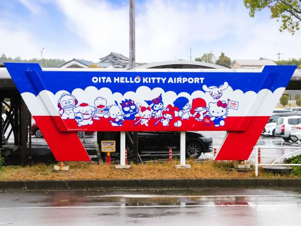 Oita Hello Kitty Airport: An air hub on the Japanese island of Kyushu has been renamed after the Japanese character. Click through the rest of this gallery to see the cuteness.