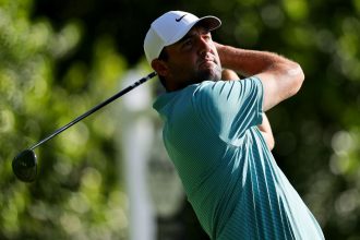 Scottie Scheffler will look to win his third major championship on Sunday.