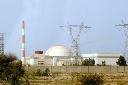 A general view shows the reactor at the nuclear power plant in Bushehr, 746 miles south of Tehran, February 25, 2009.