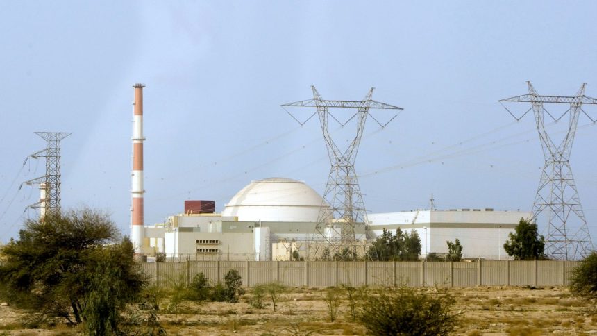 A general view shows the reactor at the nuclear power plant in Bushehr, 746 miles south of Tehran, February 25, 2009.