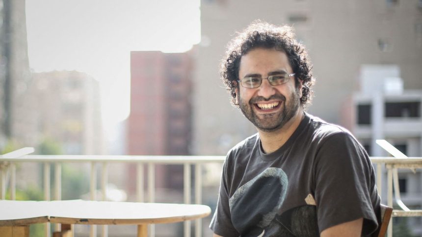 Jailed activist Alaa Abd el-Fattah in an undated handout photo.