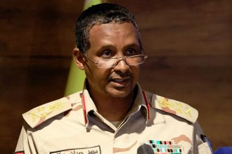 Mohamed Hamdan Dagalo, leader of the RSF, (pictured) and Abdel Fattah al-Burhan who heads the SAF have shunned global efforts to end their feud and have bitterly competed for control of the country.